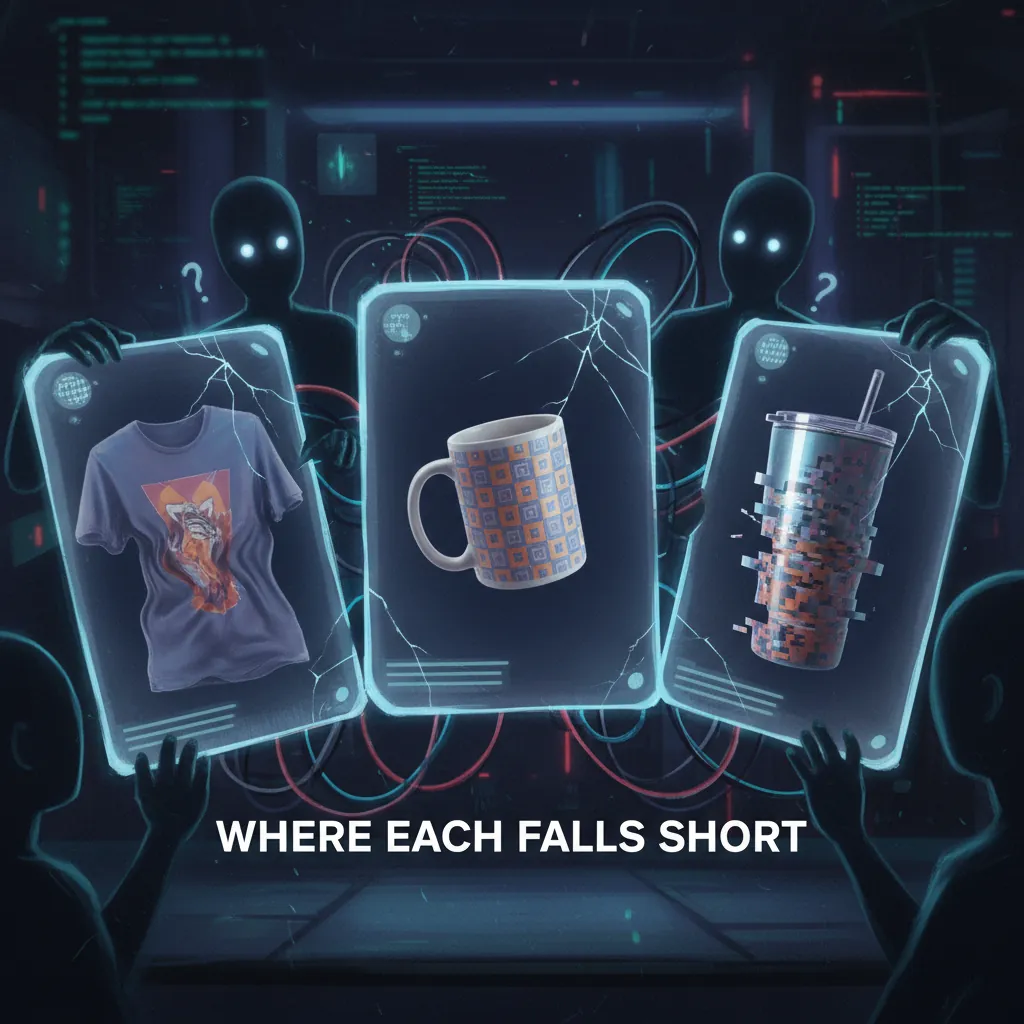 Where Each Falls Short